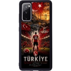 Coque Samsung Galaxy S20 FE 5G - Silicone rigide noir Football Turquie splash 2026
