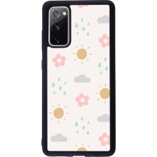 Coque Samsung Galaxy S20 FE 5G - Silicone rigide noir Spring 23 weather