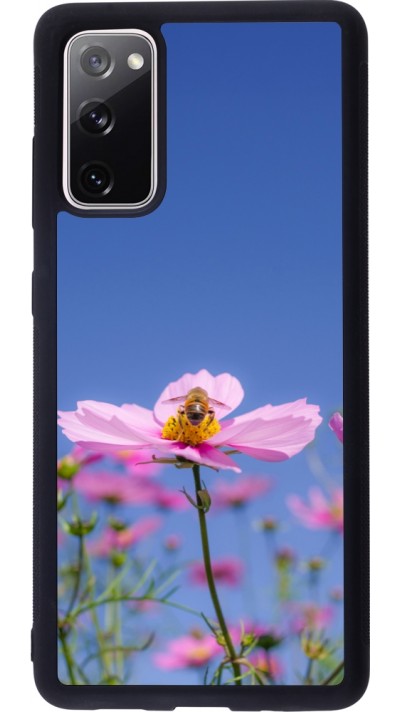 Coque Samsung Galaxy S20 FE 5G - Silicone rigide noir Bee on a flower 2026