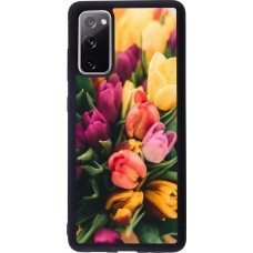 Coque Samsung Galaxy S20 FE 5G - Silicone rigide noir Bouquet of tulips 2026