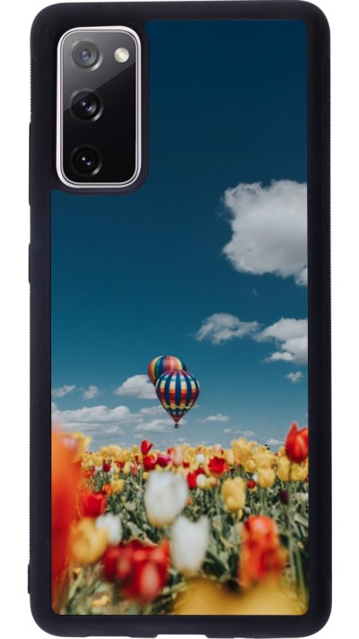 Coque Samsung Galaxy S20 FE 5G - Silicone rigide noir Hot air balloon 2026