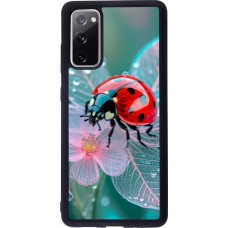 Coque Samsung Galaxy S20 FE 5G - Silicone rigide noir Ladybird in bloom 2026