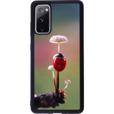 Coque Samsung Galaxy S20 FE 5G - Silicone rigide noir Ladybird on a mushroom 2026