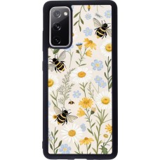 Coque Samsung Galaxy S20 FE 5G - Silicone rigide noir Pattern bees 2026