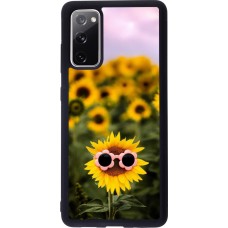 Coque Samsung Galaxy S20 FE 5G - Silicone rigide noir Sunflower with glasses 2026
