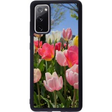 Coque Samsung Galaxy S20 FE 5G - Silicone rigide noir Tulips 2026