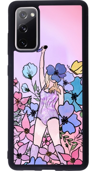 Coque Samsung Galaxy S20 FE 5G - Silicone rigide noir Taylor Swift Sketch - Pink Coque Samsung Galaxy S20 FE 5G - Silicone rigide noir Taylor Swift Sketch - Pink