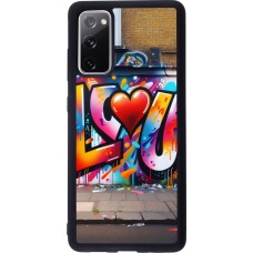 Coque Samsung Galaxy S20 FE 5G - Silicone rigide noir Valentine 2025 Love U Tag