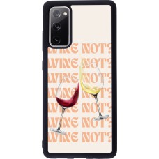 Samsung Galaxy S20 FE 5G Case Hülle - Silikon schwarz Wine not