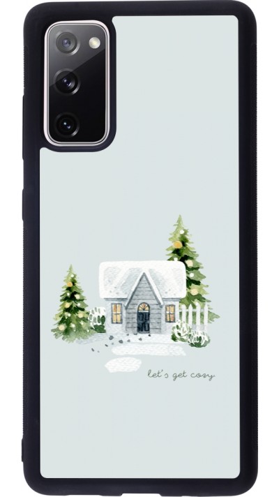 Coque Samsung Galaxy S20 FE 5G - Silicone rigide noir Winter 25 Cosy House