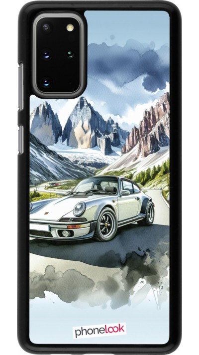 Coque Samsung Galaxy S20+ - Porsche 911 Mountain Watercolor