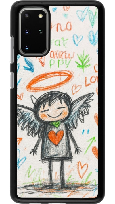 Samsung Galaxy S20+ Case Hülle - Little Angel Sketch Love