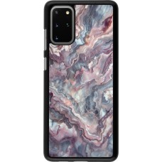 Samsung Galaxy S20+ Case Hülle - Violetter silberner Marmor