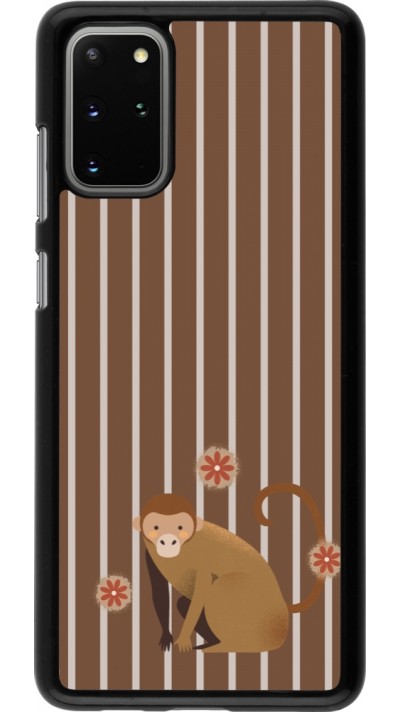 Samsung Galaxy S20+ Case Hülle - Monkey with stripes