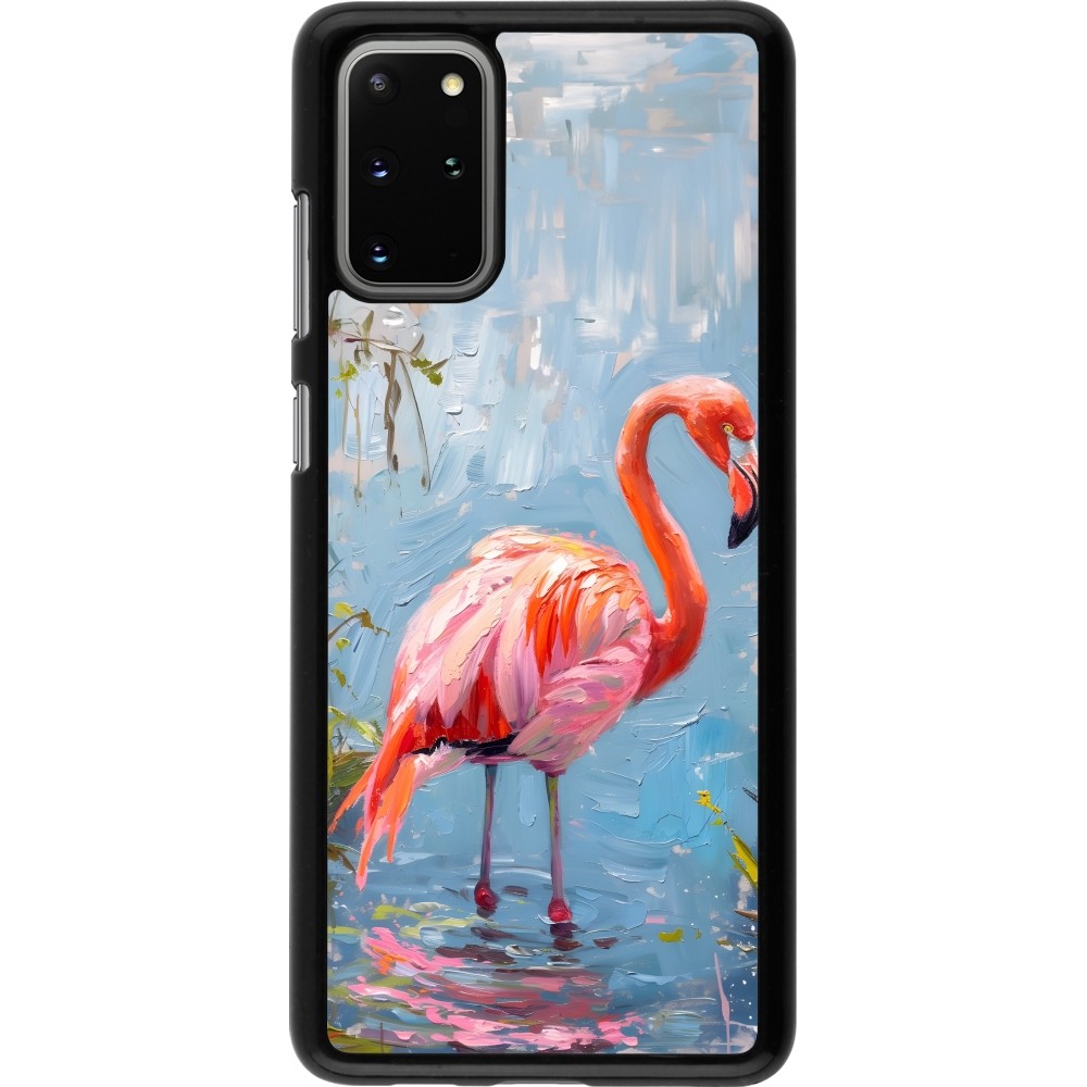 Coque Samsung Galaxy S20+ - Paint Flamingo
