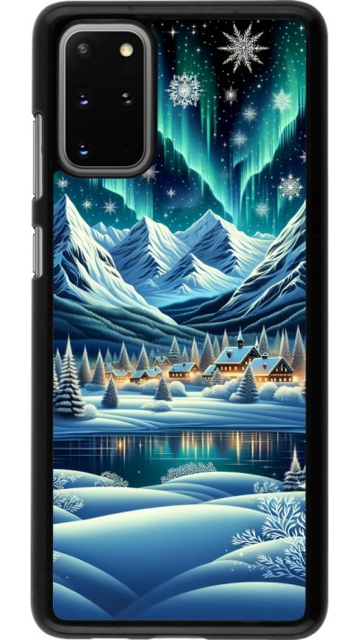 Coque Samsung Galaxy S20+ - Snowy Mountain Village Lake night