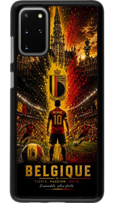 Coque Samsung Galaxy S20+ - Football Belgique splash 2026