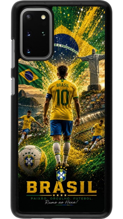 Coque Samsung Galaxy S20+ - Football Bre?sil splash 2026