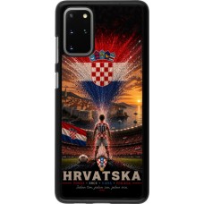 Coque Samsung Galaxy S20+ - Football Croatie splash 2026