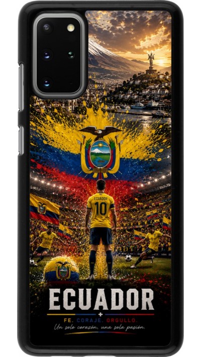 Coque Samsung Galaxy S20+ - Football Équateur splash 2026