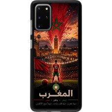 Coque Samsung Galaxy S20+ - Football Maroc splash 2026