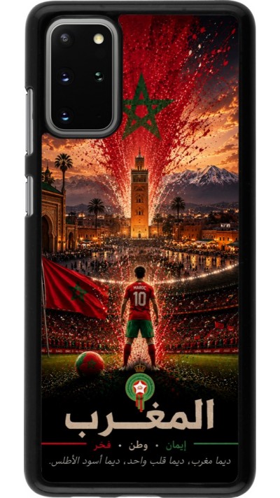 Coque Samsung Galaxy S20+ - Football Maroc splash 2026