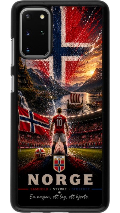 Coque Samsung Galaxy S20+ - Football Norvège splash 2026
