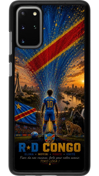 Coque Samsung Galaxy S20+ - Football République démocratique du Congo splash 2026