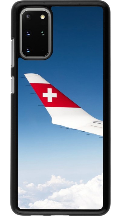 Samsung Galaxy S20+ Case Hülle -  Schweizer Nationalfeiertag Sky Swiss Flag