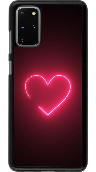 Coque Samsung Galaxy S20+ - Valentine 2023 single neon heart