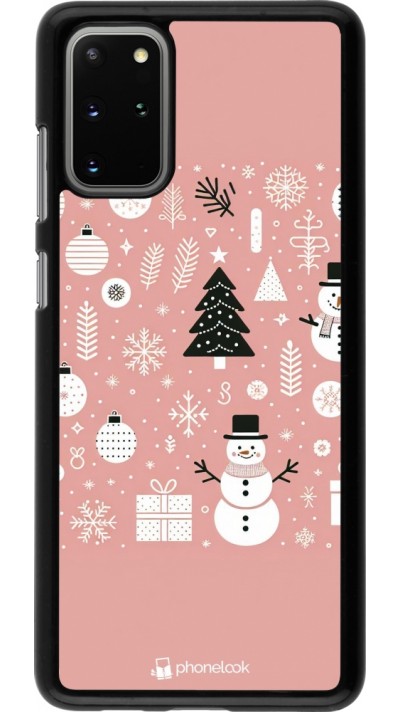 Samsung Galaxy S20+ Case Hülle - Weihnachten 2024 Rose Schneemann Weihnachten