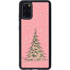 Samsung Galaxy S20+ Case Hülle - Silikon schwarz Christmas 25 Pink Tree