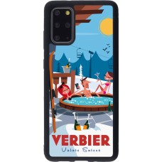 Samsung Galaxy S20+ Case Hülle - Silikon schwarz Verbier Mountain Jacuzzi
