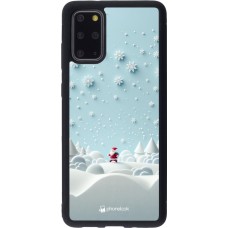 Samsung Galaxy S20+ Case Hülle - Silikon schwarz Weihnachten 2023 Kleiner Vater Schneeflocke