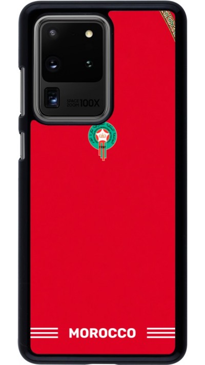 Coque Samsung Galaxy S20 Ultra - Maillot de football Maroc 2026 personnalisable