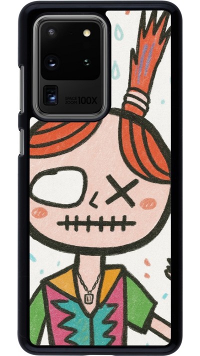Samsung Galaxy S20 Ultra Case Hülle - Little Girl Sketch