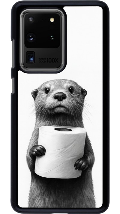 Samsung Galaxy S20 Ultra Case Hülle - Otter Toilettenpapier