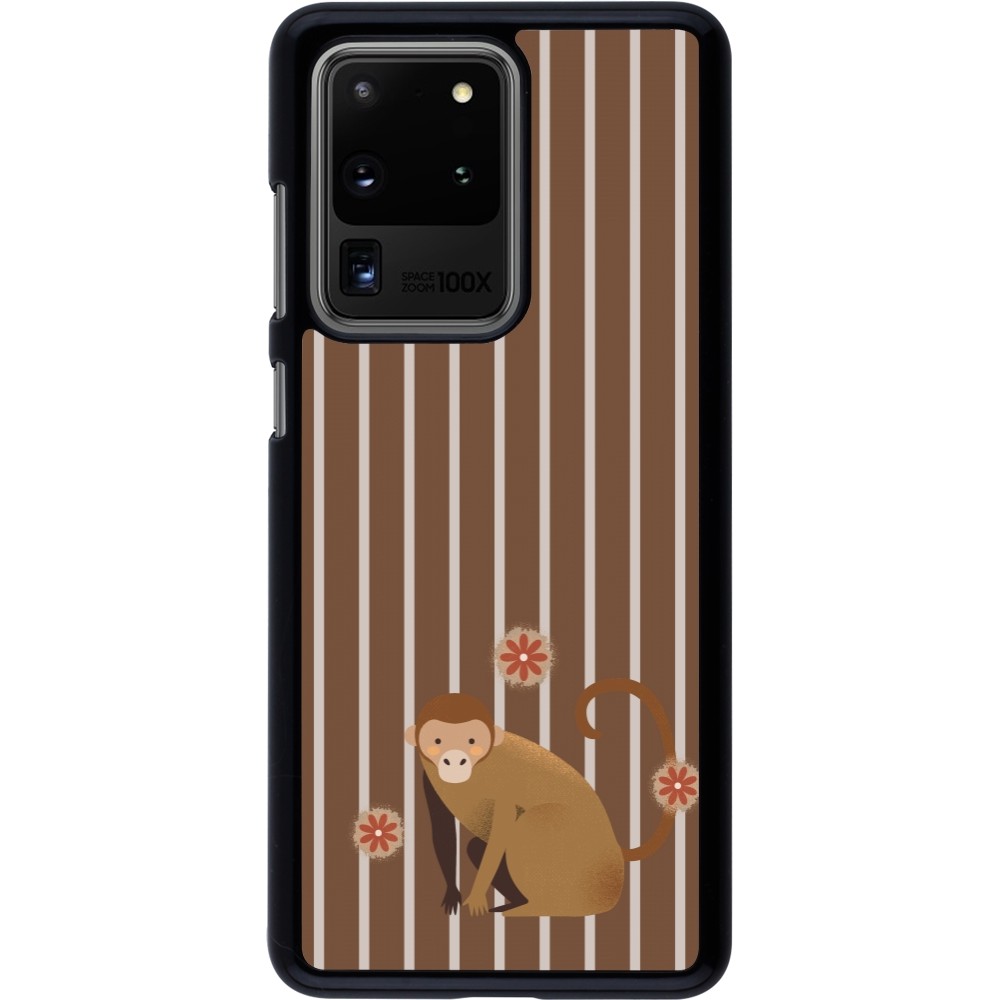 Coque Samsung Galaxy S20 Ultra - Monkey with stripes