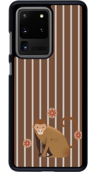 Coque Samsung Galaxy S20 Ultra - Monkey with stripes