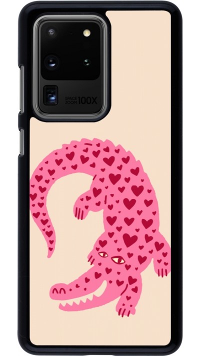 Coque Samsung Galaxy S20 Ultra - Pink crocodile 2026