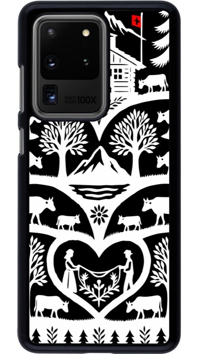 Coque Samsung Galaxy S20 Ultra - Poya Suisse 2 noir