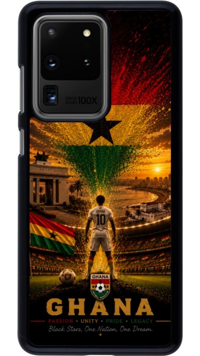 Coque Samsung Galaxy S20 Ultra - Football Ghana splash 2026