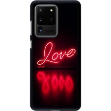 Samsung Galaxy S20 Ultra Case Hülle - Valentine 2025 Neon Liebe