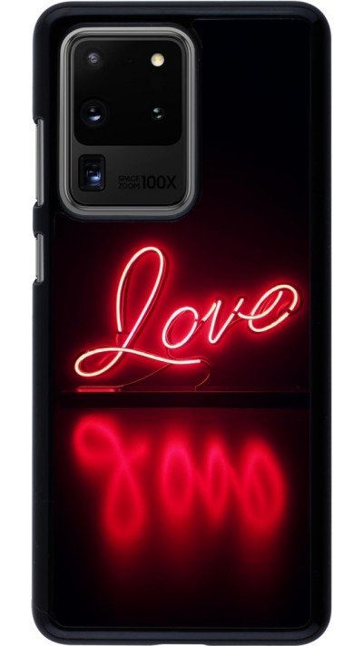 Coque Samsung Galaxy S20 Ultra - Valentine 2025 Neon Love