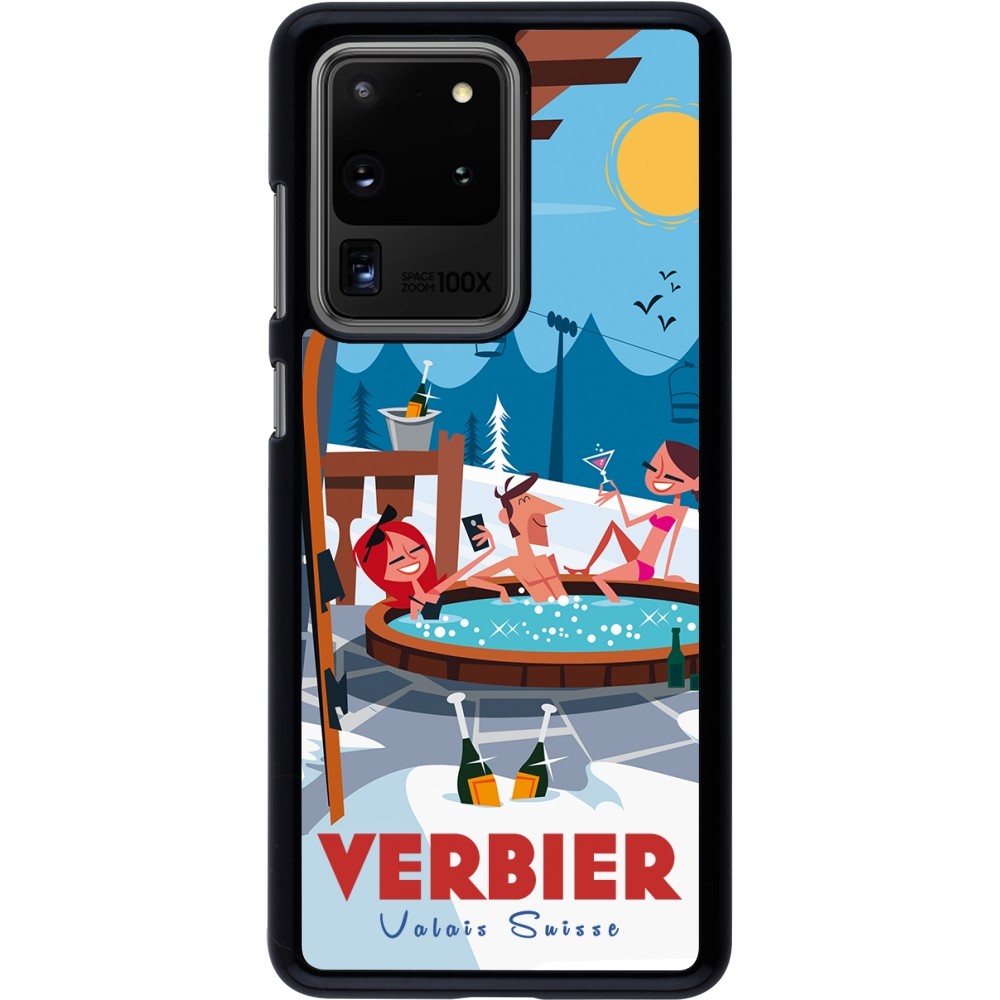 Samsung Galaxy S20 Ultra Case Hülle - Verbier Mountain Jacuzzi