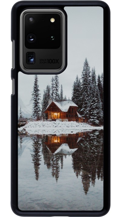 Coque Samsung Galaxy S20 Ultra - Winter 25 Winter house forest afternoon