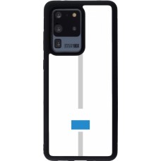 Coque Samsung Galaxy S20 Ultra - Silicone rigide noir Canton LU blanc