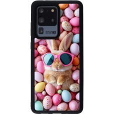 Coque Samsung Galaxy S20 Ultra - Silicone rigide noir Easter 2026 Rabbit fun