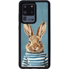 Samsung Galaxy S20 Ultra Case Hülle - Silikon schwarz Easter 2026 Rabbit navy
