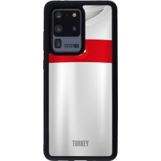 Samsung Galaxy S20 Ultra Case Hülle - Silikon schwarz Türkei personalisierbares Fussballtrikot